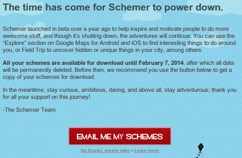 schemer powers down